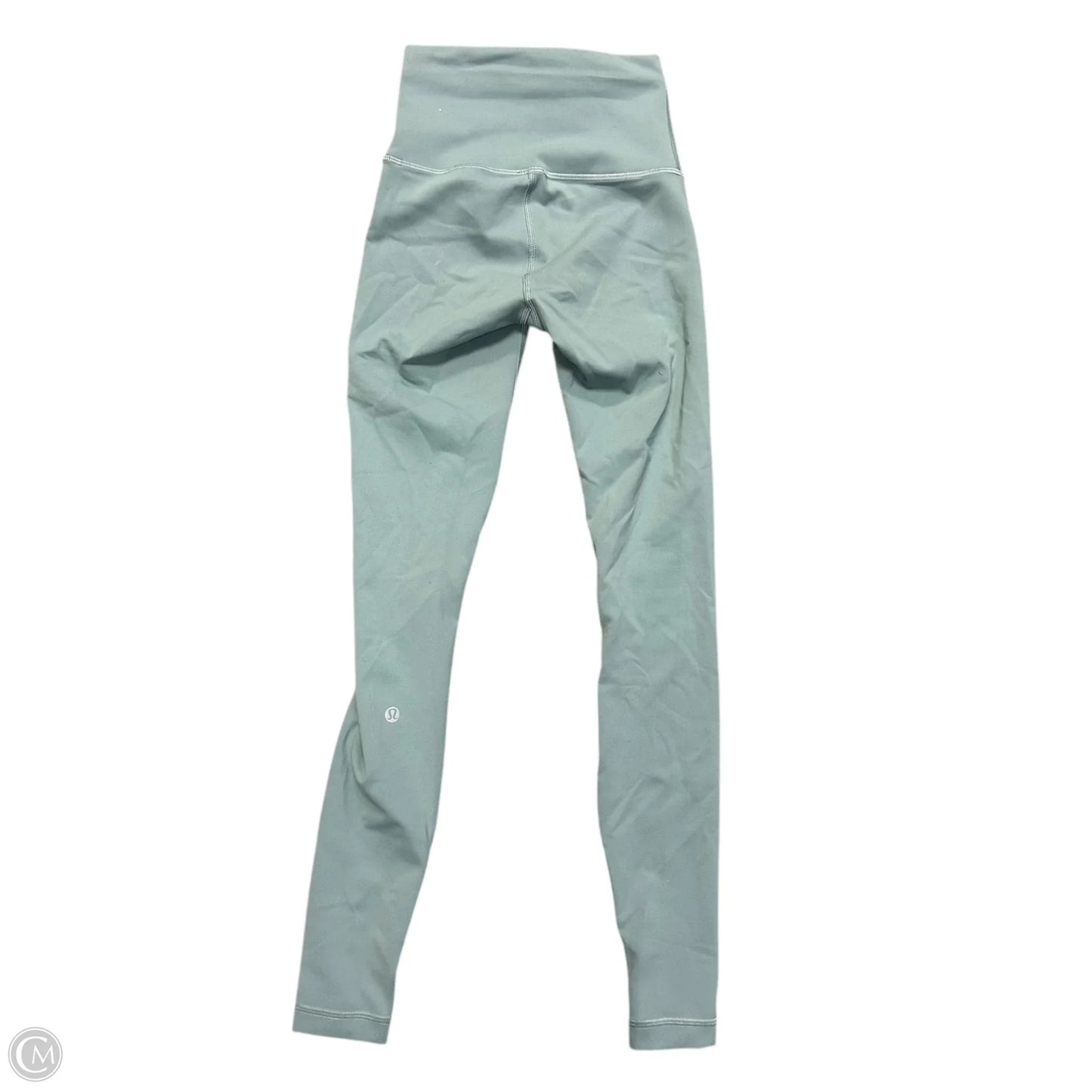 Athletic Leggings By Lululemon In Green, Size: 0
