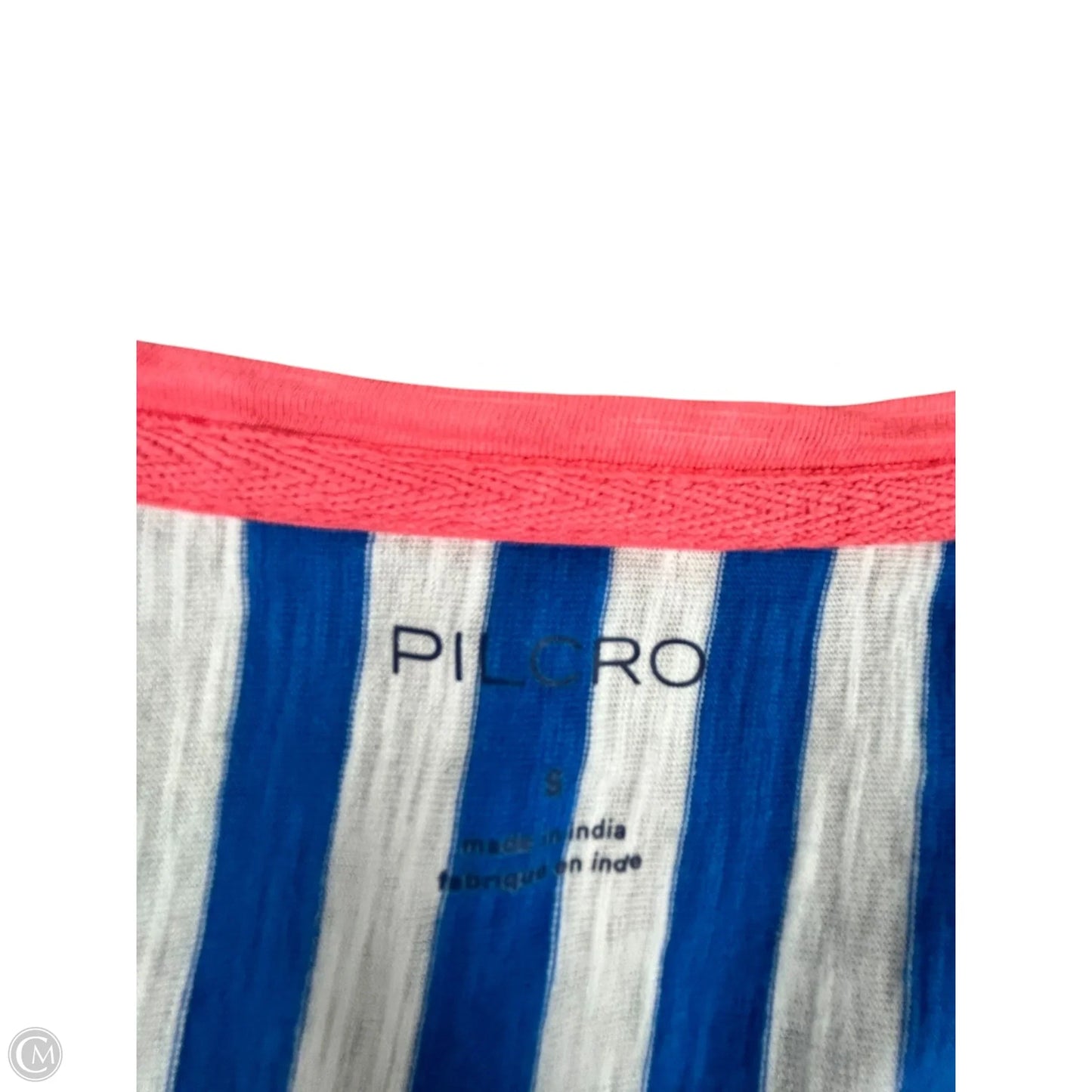 Top Short Sleeve By Pilcro In Striped Pattern, Size: S