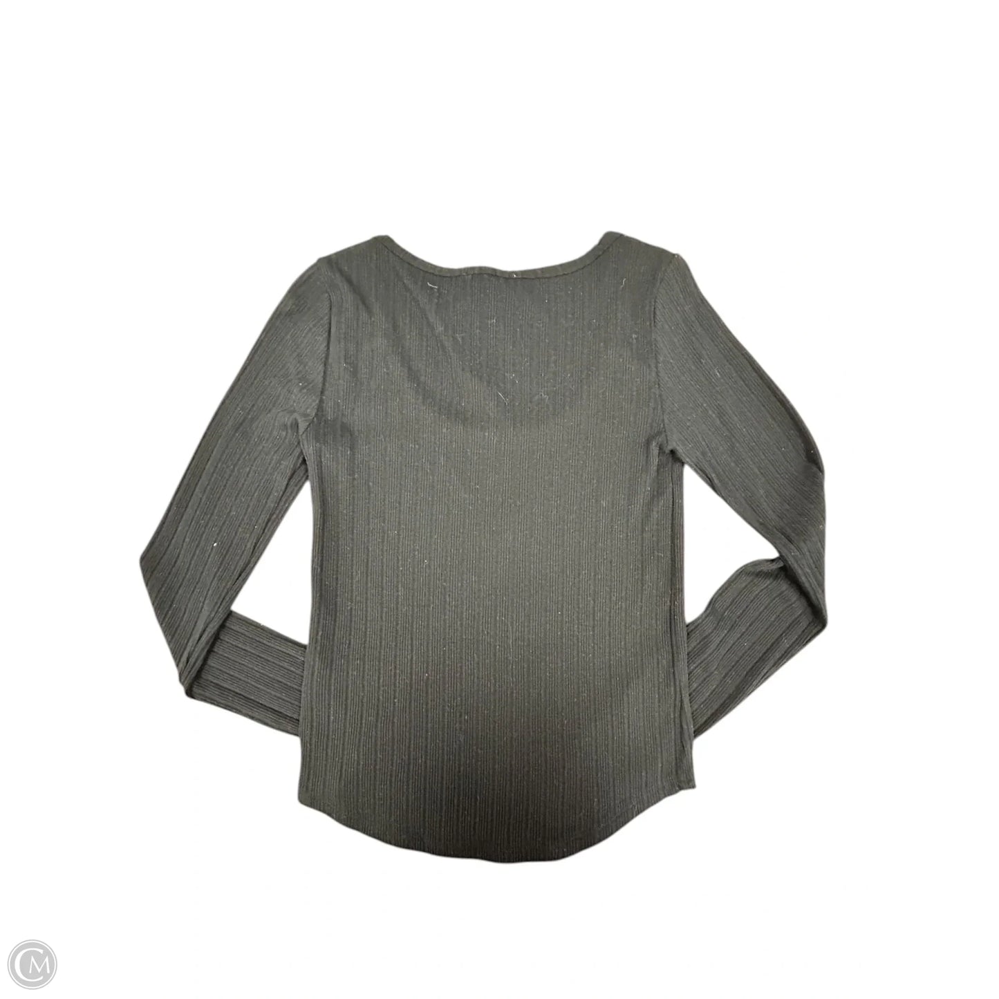 Top Long Sleeve By Madewell In Black, Size: S