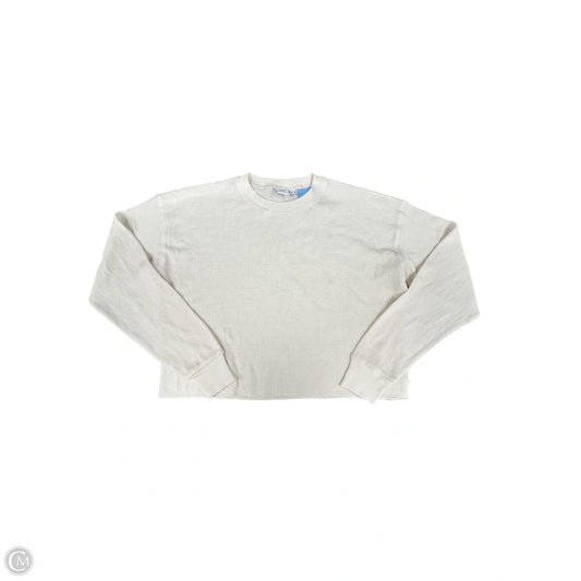 Top Long Sleeve By Tna In Ivory, Size: S