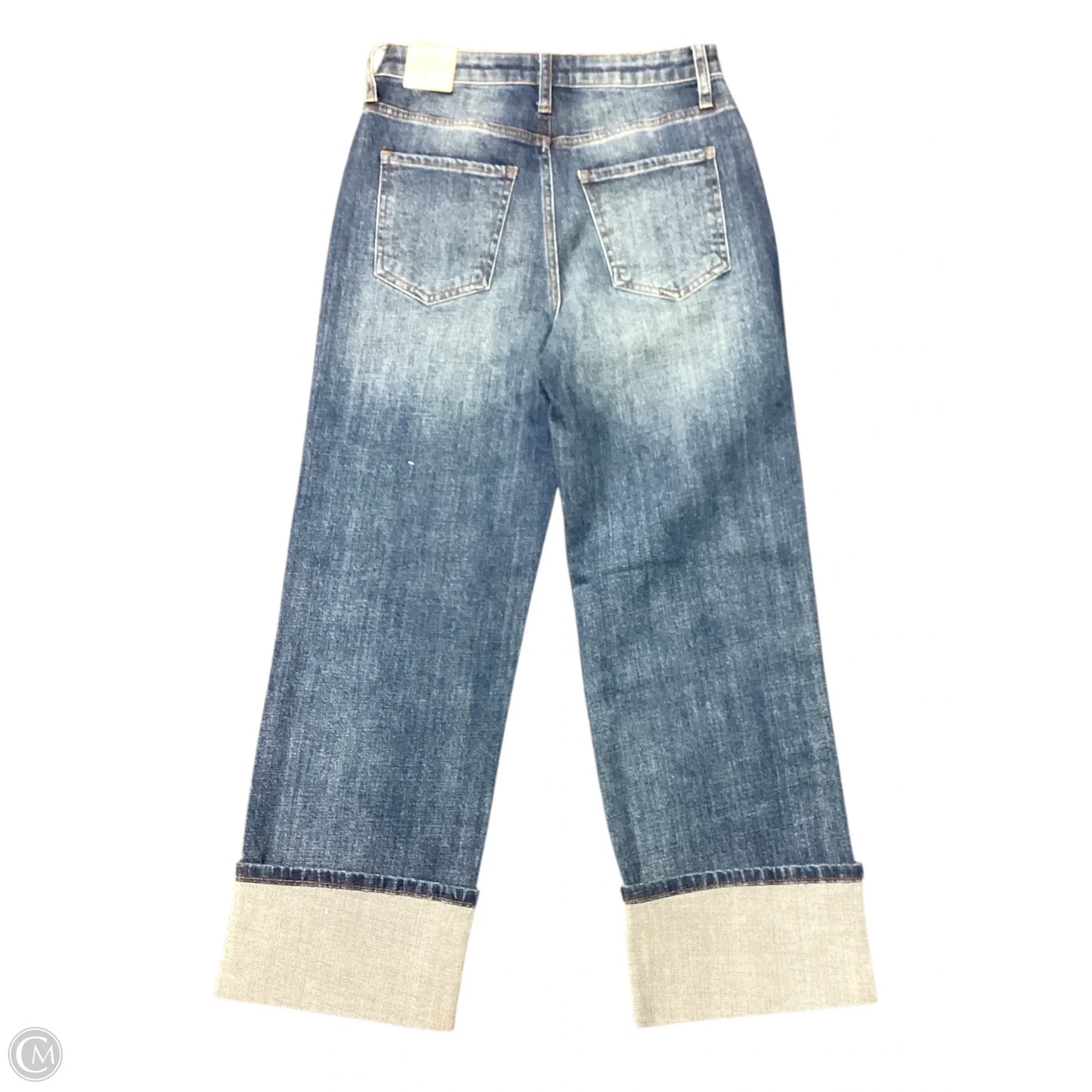 Jeans Cropped By Kut In Blue Denim, Size: 0
