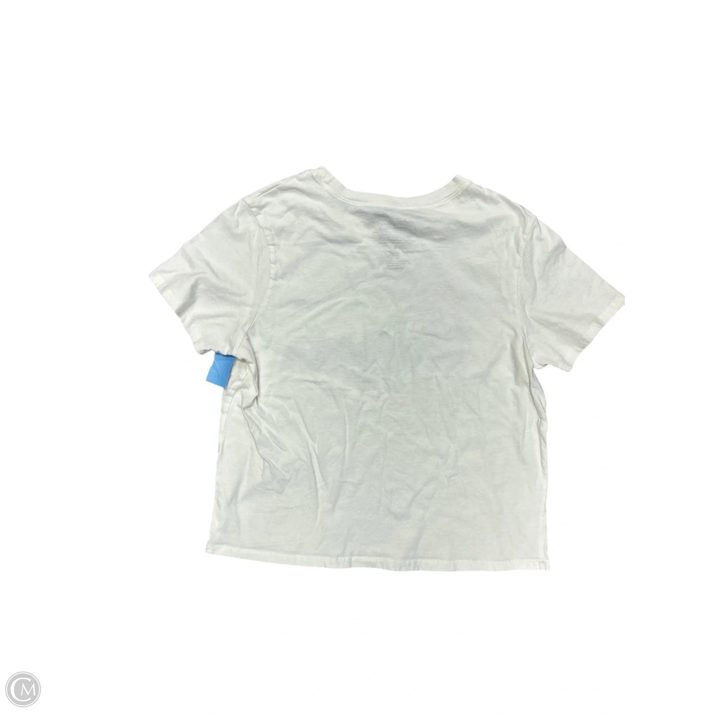 Top Short Sleeve By Clothes Mentor In White, Size: L