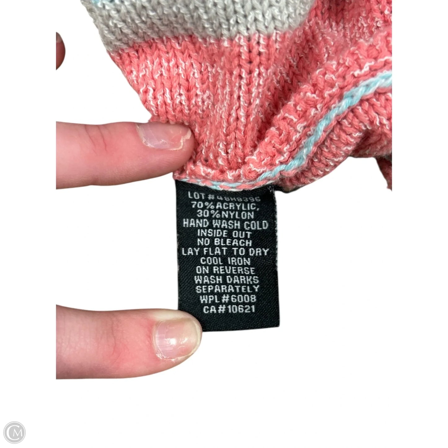 Sweater By Clothes Mentor In Multi-colored, Size: L