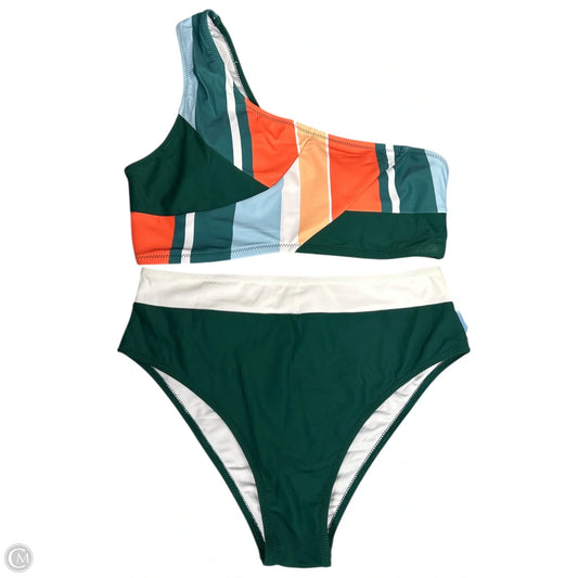 Swimsuit 2pc By Clothes Mentor In Green, Size: S