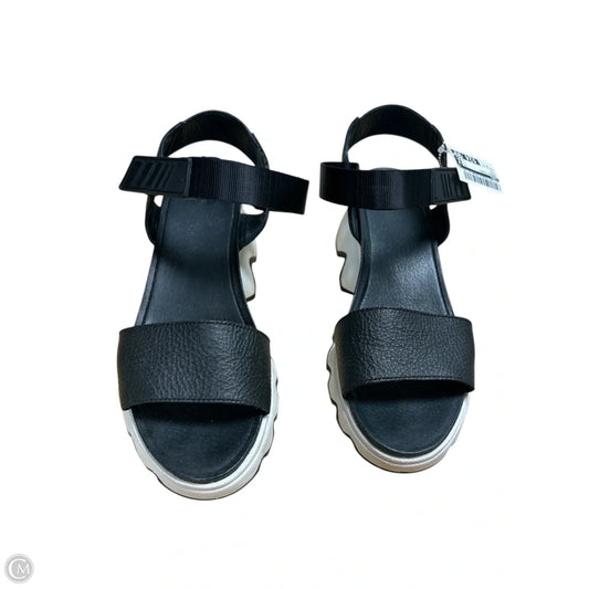 Sandals Flats By Sorel In Black, Size: 10.5