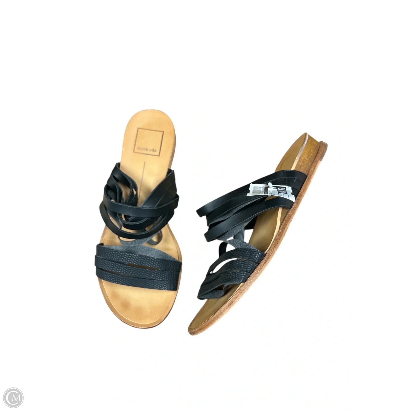 Sandals Flats By Dolce Vita In Black, Size: 6.5