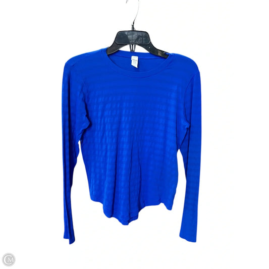 Athletic Top Long Sleeve Crewneck By Dsg Outerwear In Blue, Size: Xs