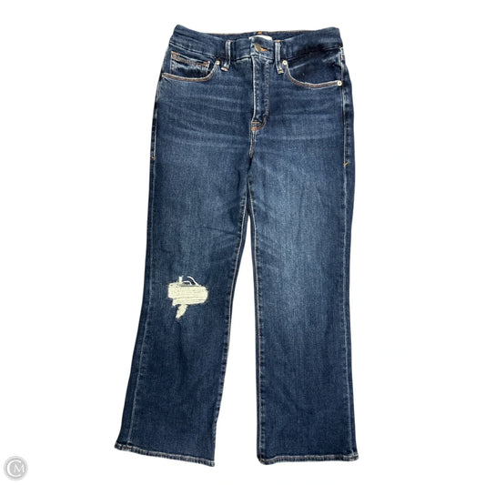 Jeans Boot Cut By Good American In Blue Denim, Size: 8