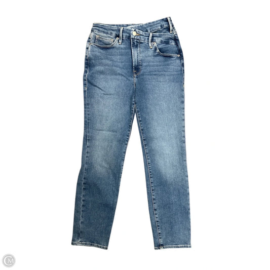 Jeans Straight By Good American In Blue Denim, Size: 6