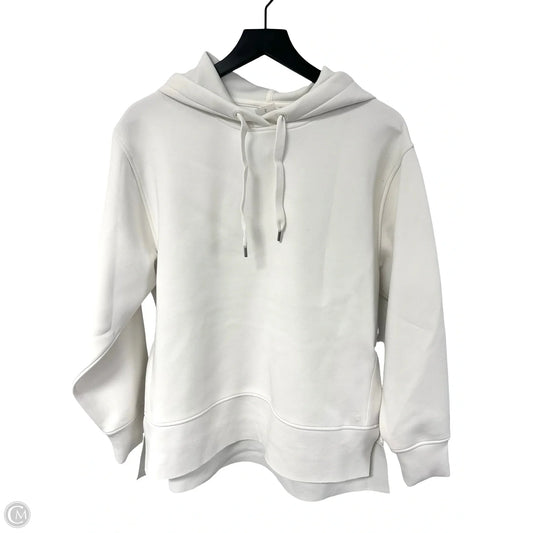 Athletic Sweatshirt Hoodie By Calia In White, Size: S