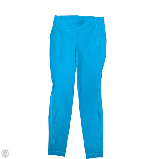 Athletic Leggings By Lululemon In Blue, Size: 10