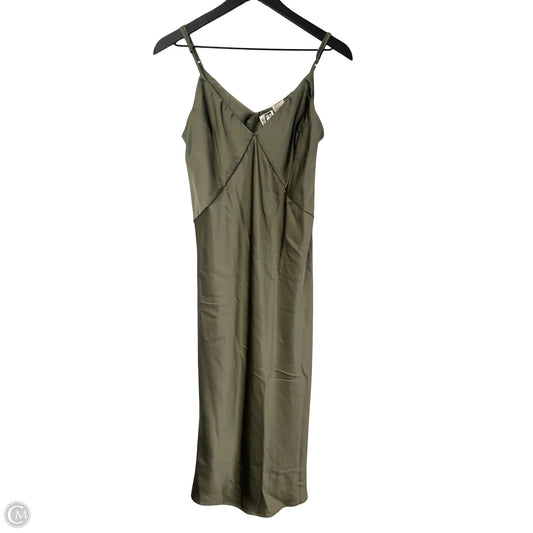 Dress Casual Midi By A New Day In Green, Size: M