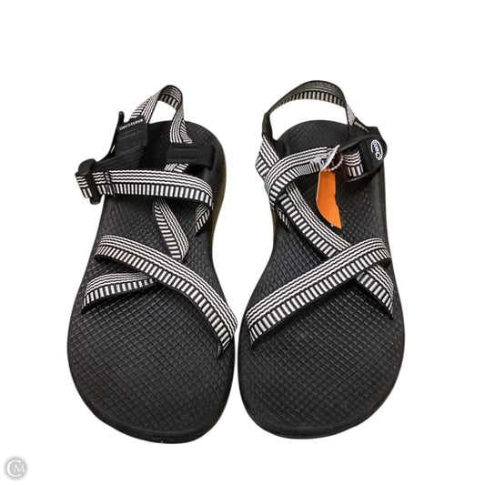 Sandals Flats By Chacos In Black & White, Size: 9