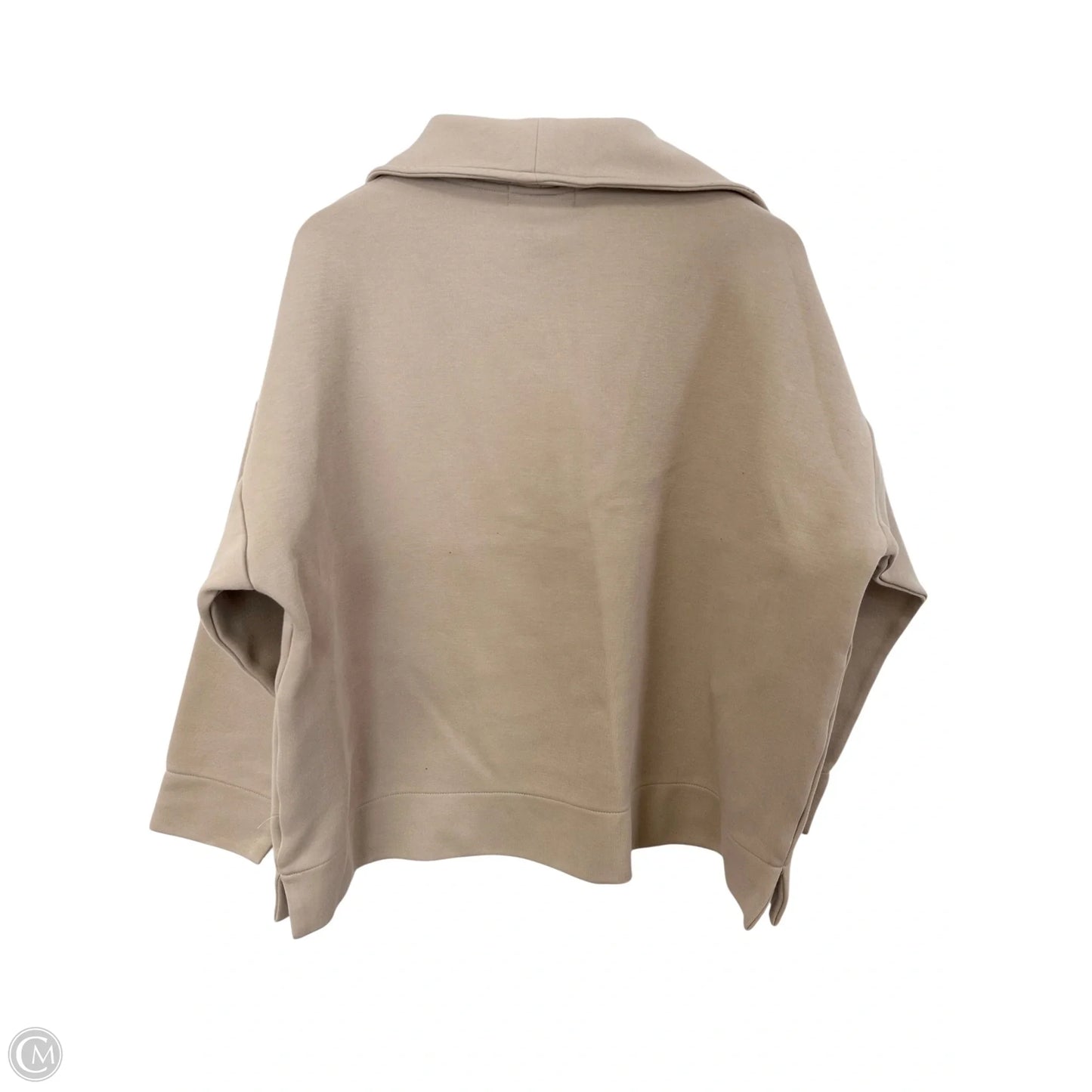 Sweatshirt Collar By Banana Republic In Tan, Size: Xxl