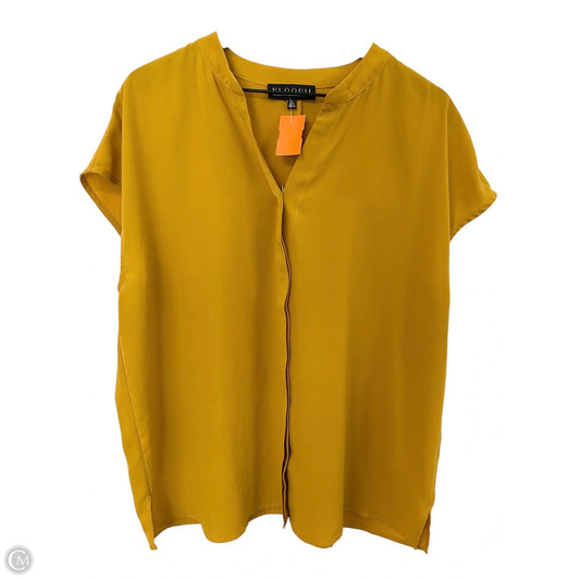 Top Sleeveless By Eloquii In Yellow, Size: 16