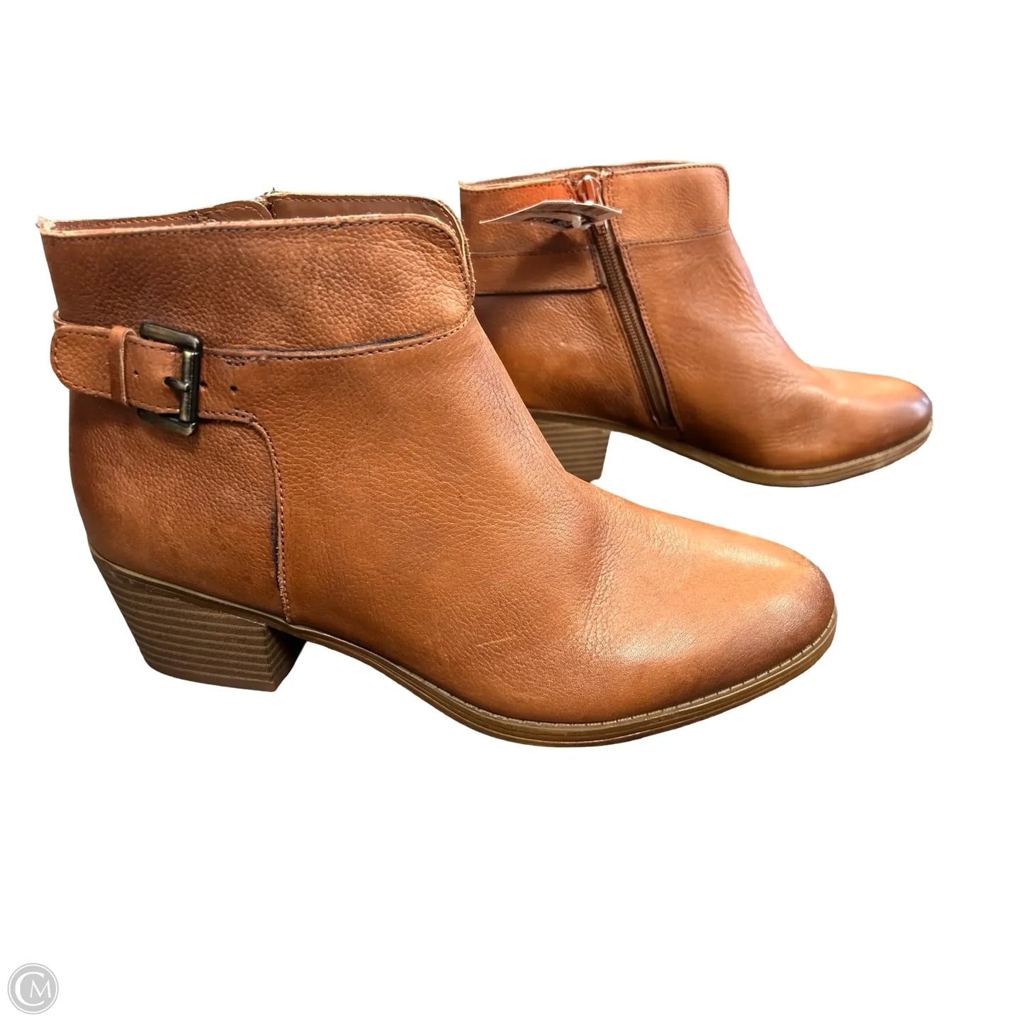 Boots Ankle Flats By Naturalizer In Brown, Size: 10