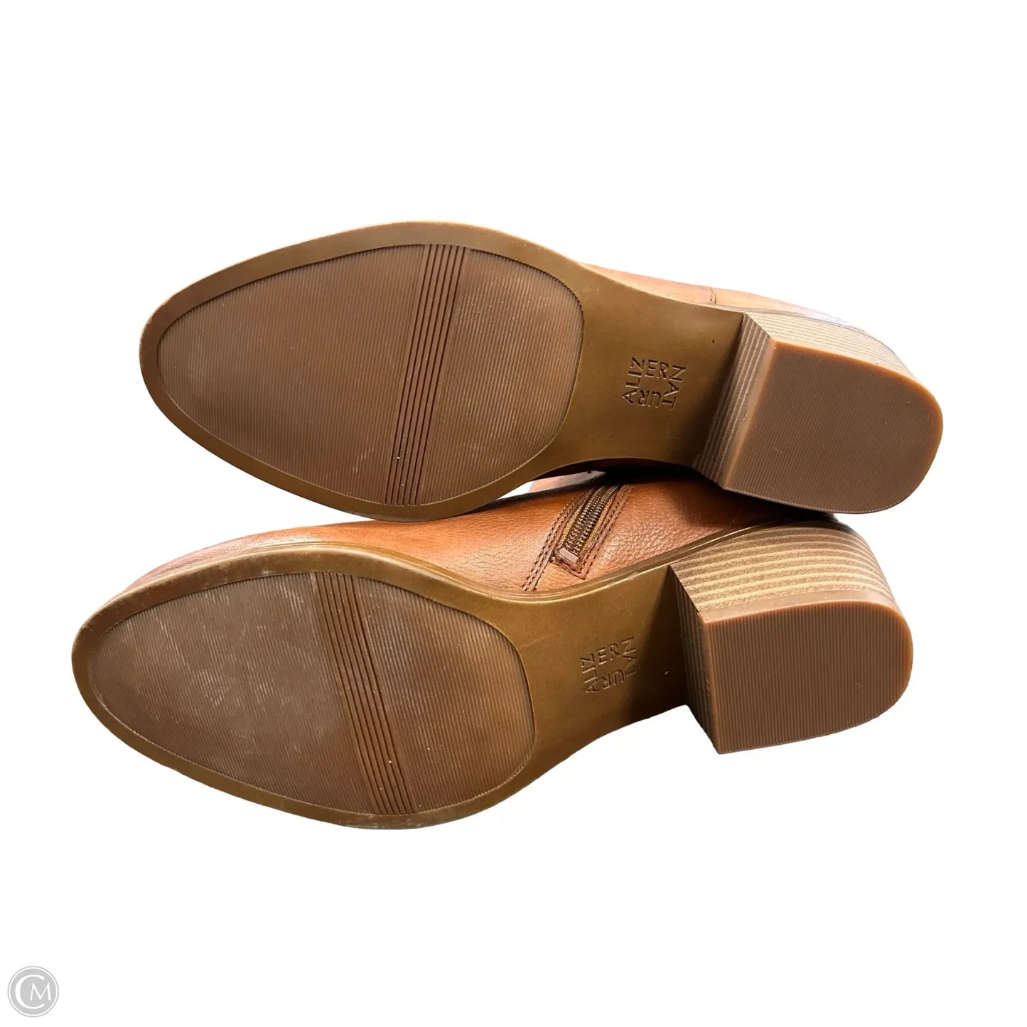Boots Ankle Flats By Naturalizer In Brown, Size: 10