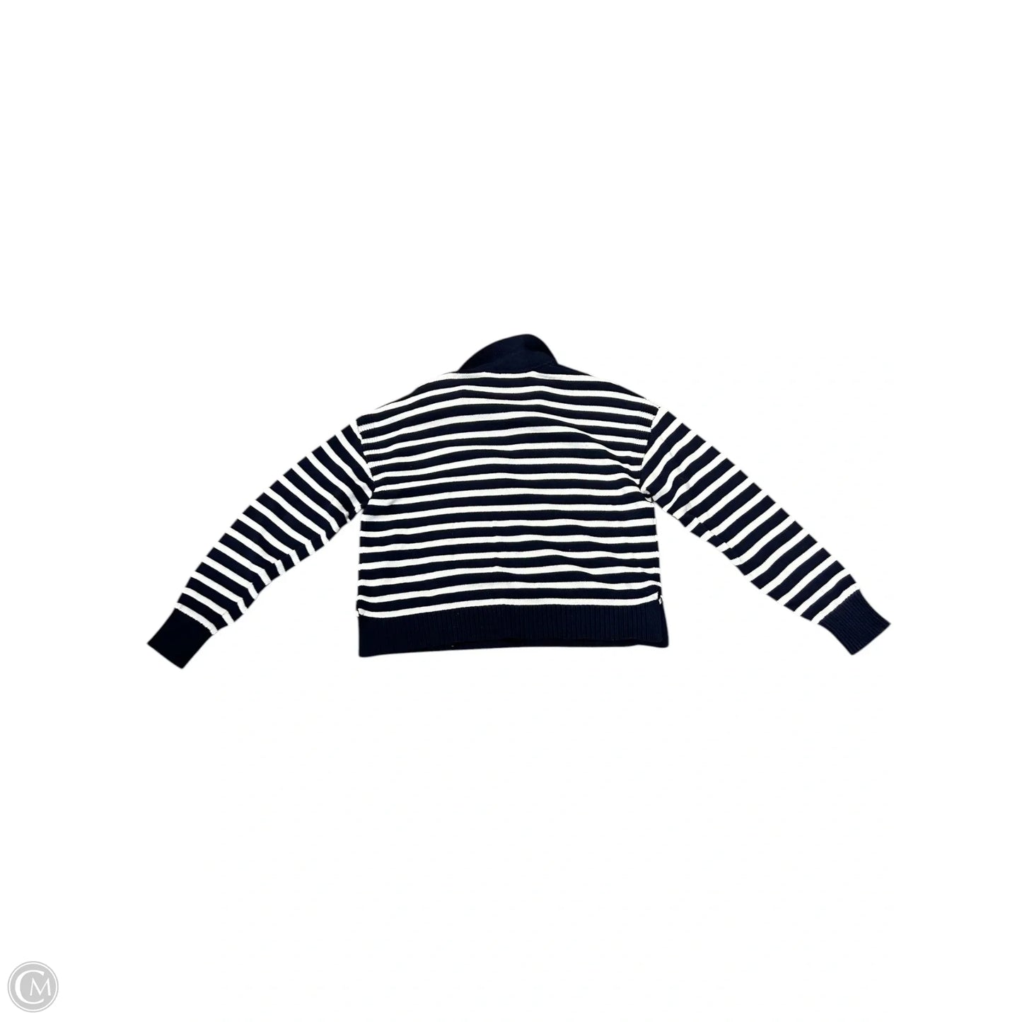 Sweater By Gap In Blue & White, Size: M