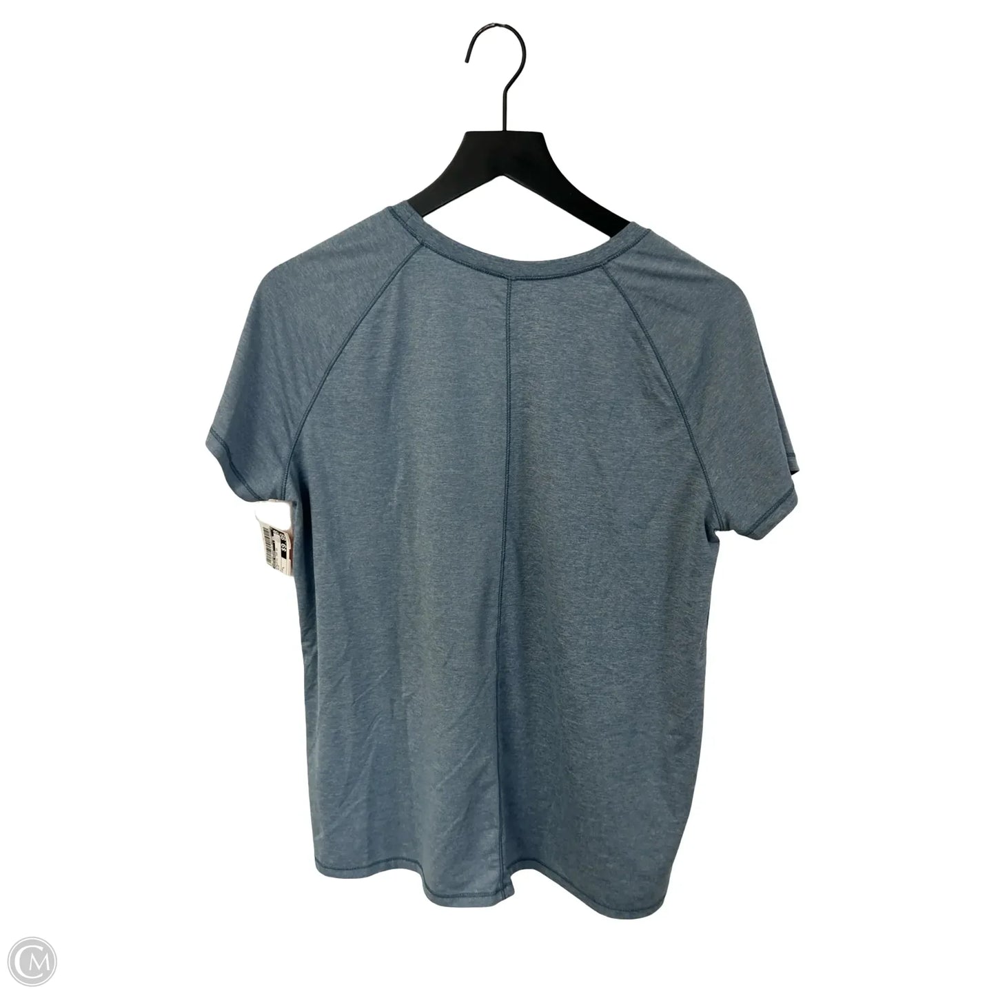 Athletic Top Short Sleeve By Eddie Bauer In Blue, Size: L