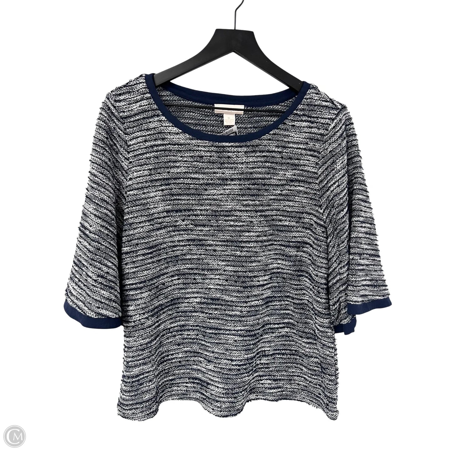 Top Short Sleeve By Cma In Blue, Size: M