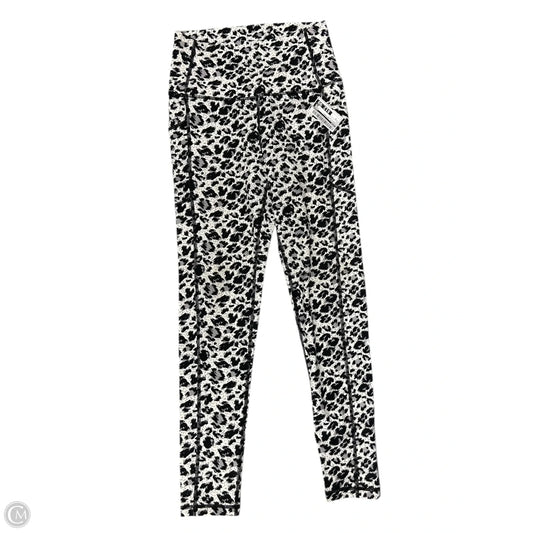 Athletic Leggings By Zyia In Black & White, Size: 4