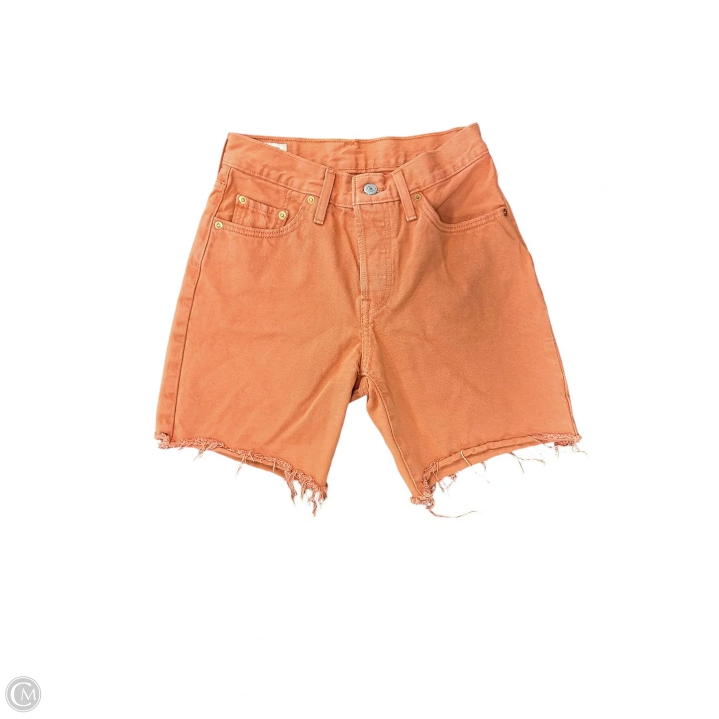 Shorts By Levis In Orange Denim, Size: 0