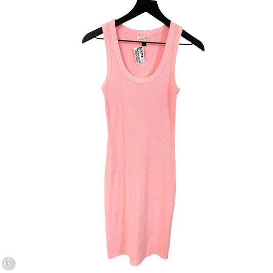 Dress Casual Midi By Universal Thread In Pink, Size: S