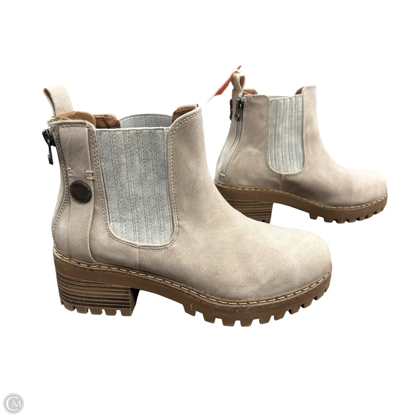 Boots Ankle Flats By Blowfish In Taupe, Size: 8