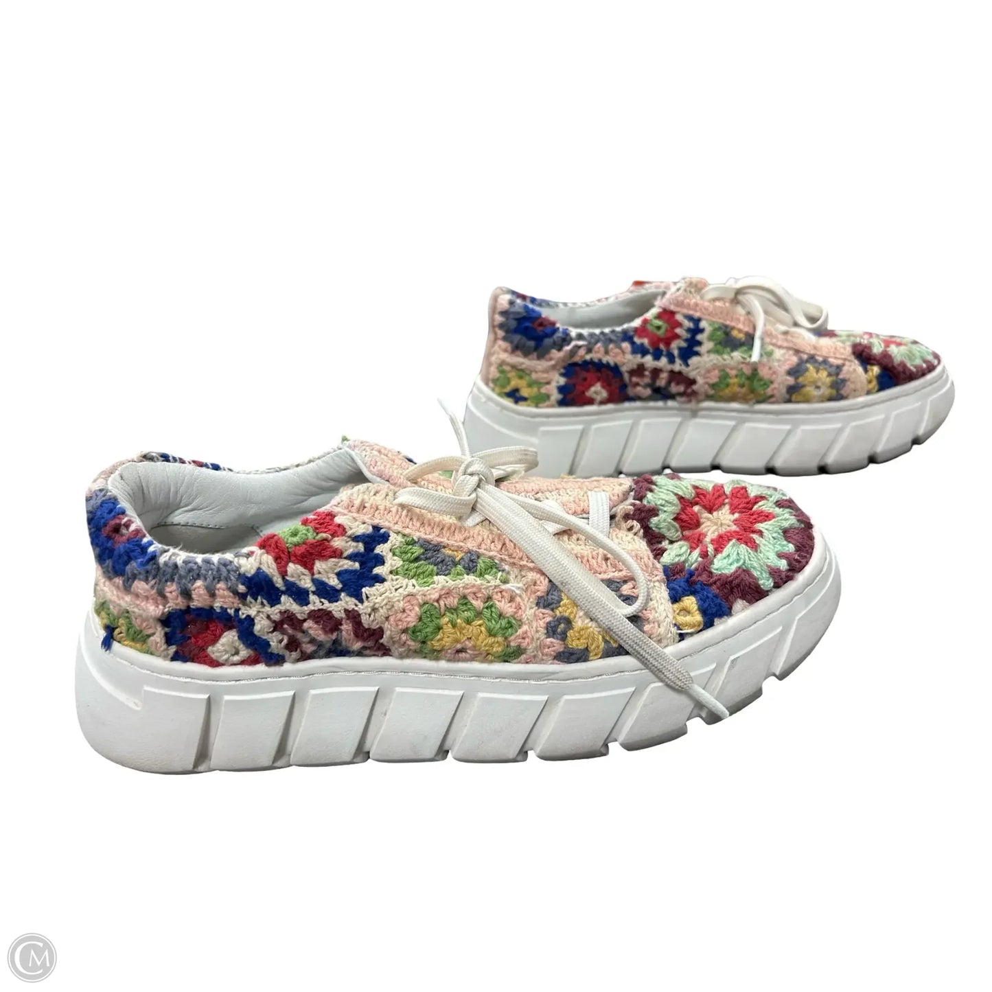 Shoes Sneakers By Free People In Floral Print, Size: 8