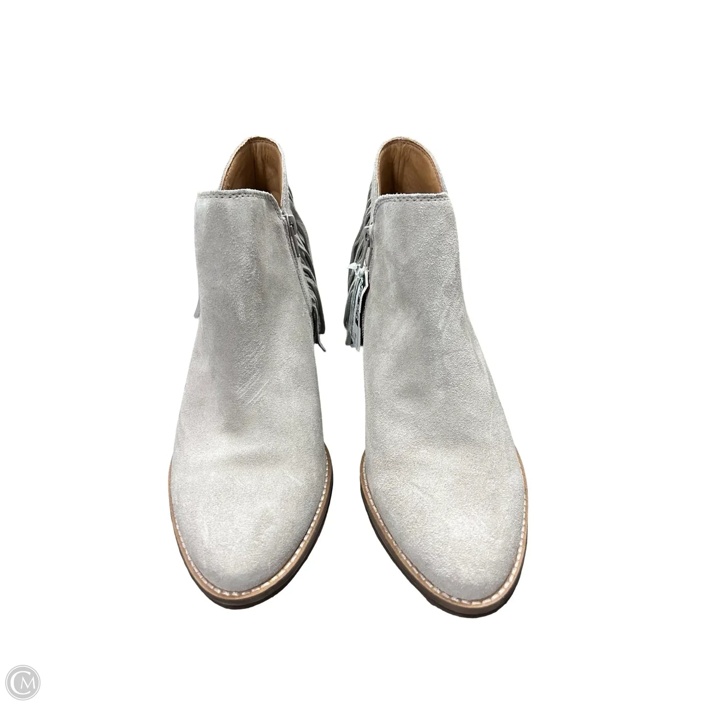 Boots Ankle Flats By Lucky Brand In Grey, Size: 10