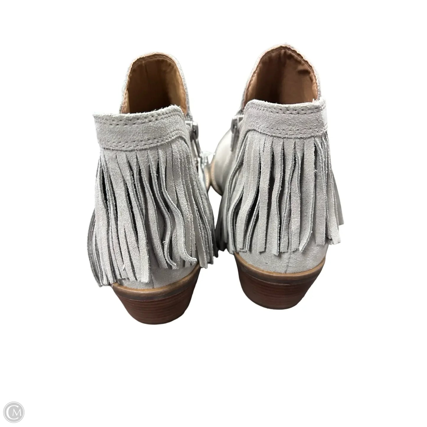 Boots Ankle Flats By Lucky Brand In Grey, Size: 10