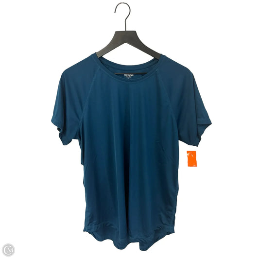 Athletic Top Short Sleeve By Tek Gear In Blue, Size: Xl