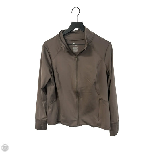 Athletic Top Long Sleeve Crewneck By All In Motion In Brown, Size: Xl