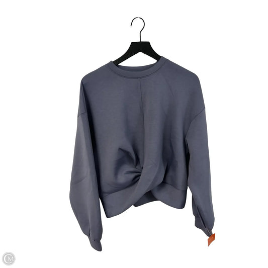 Athletic Sweatshirt Crewneck By Old Navy In Blue, Size: M