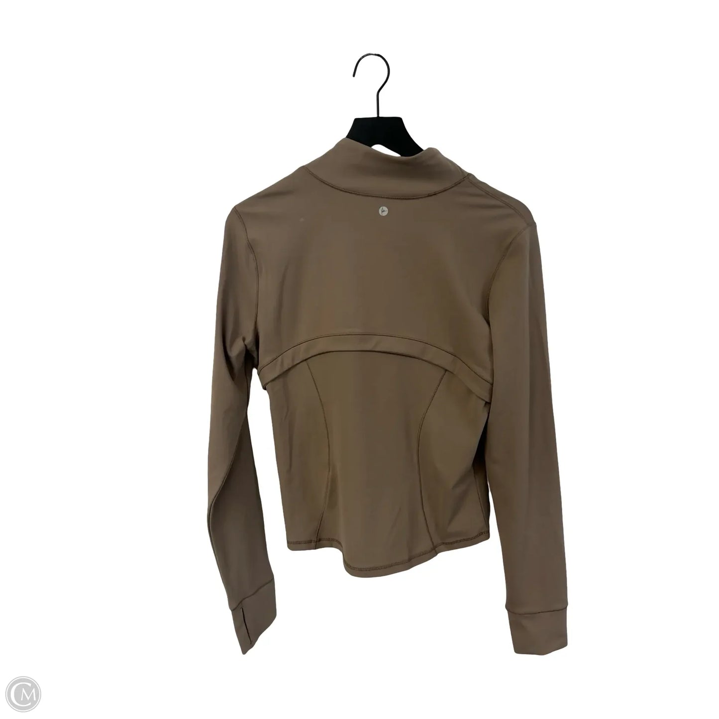 Athletic Sweatshirt Collar By 90 Degrees By Reflex In Brown, Size: L