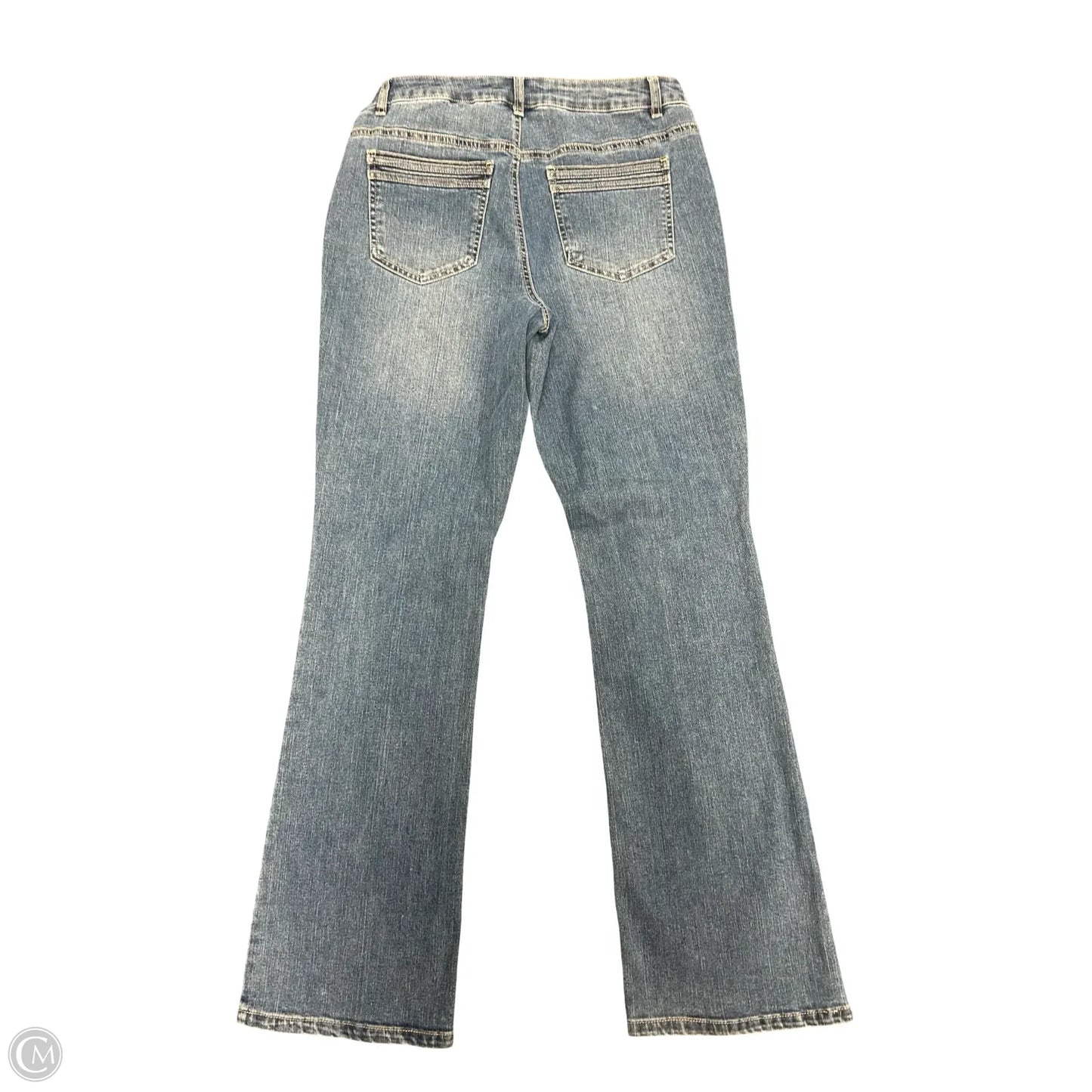 Jeans Straight By D Jeans In Blue Denim, Size: 12