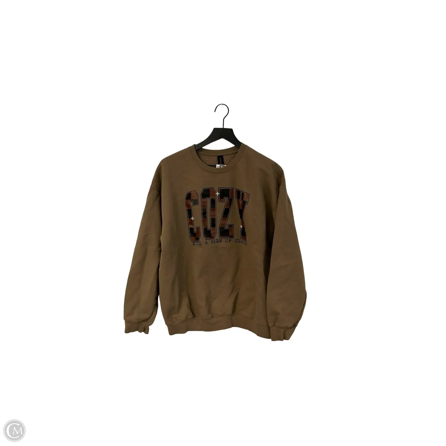 Sweatshirt Crewneck By Gildan In Brown, Size: Xl