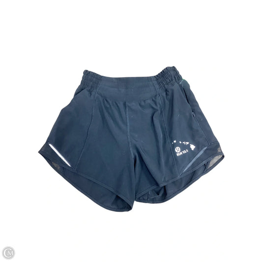 Athletic Shorts By Lululemon In Black, Size: 4