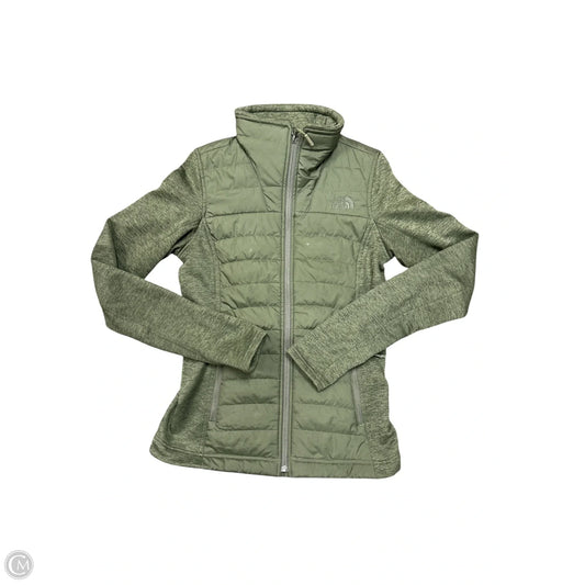 Athletic Jacket By The North Face In Green, Size: Xs