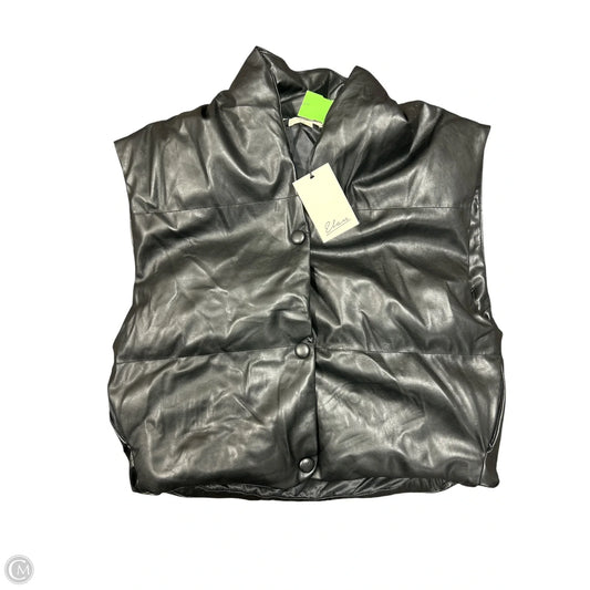Vest Puffer & Quilted By Elan In Black, Size: M