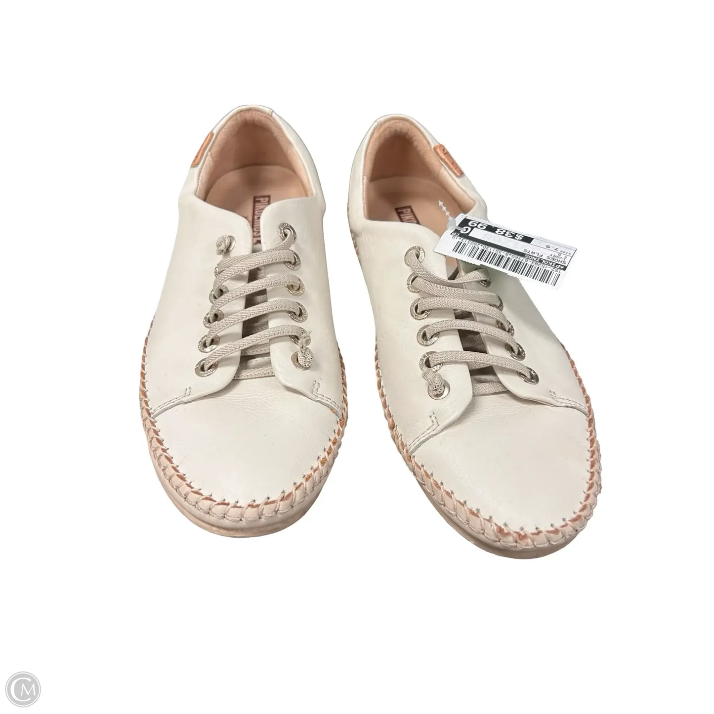 Shoes Flats By Pikolinos In Ivory, Size: 7.5