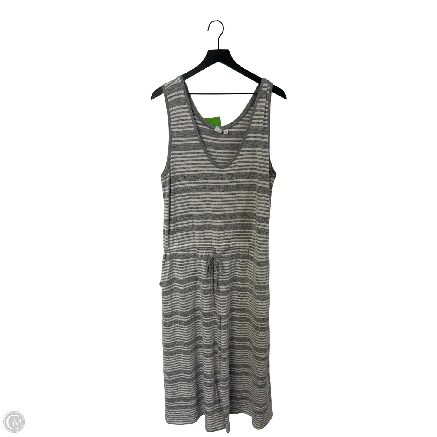 Jumpsuit By Gap In Grey & White, Size: L