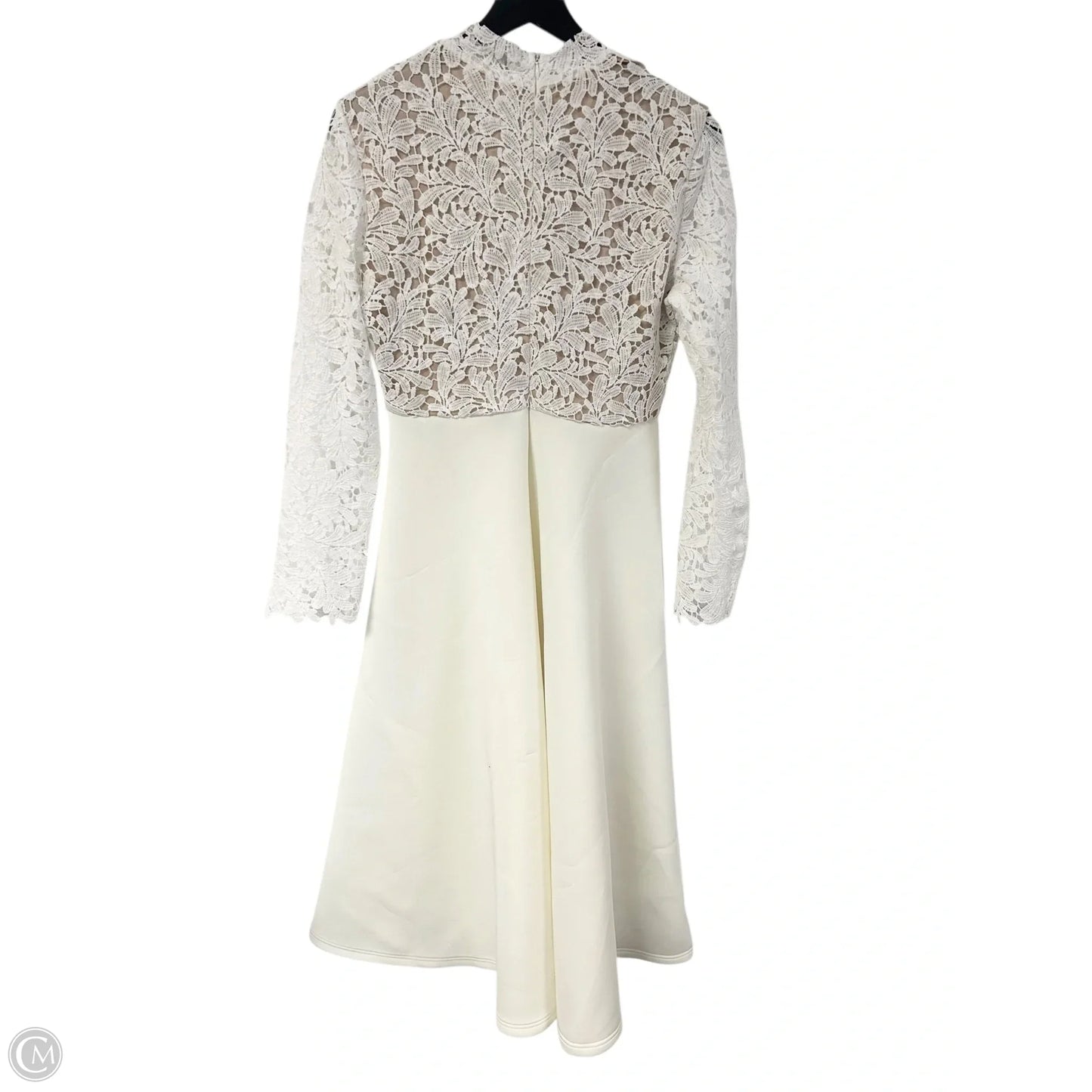 Dress Party Midi By Clothes Mentor In White, Size: L