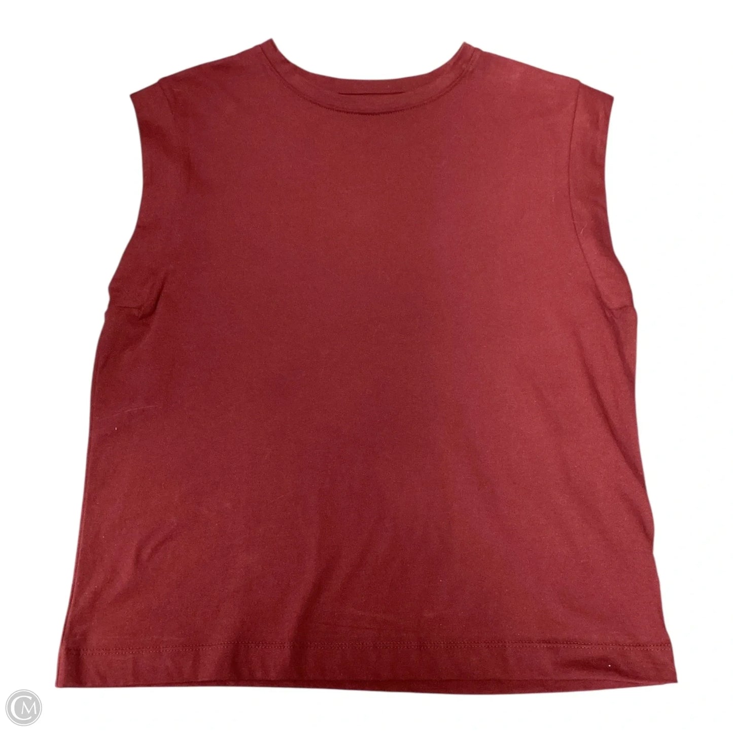 Top Short Sleeve Basic By A New Day In Red, Size: M