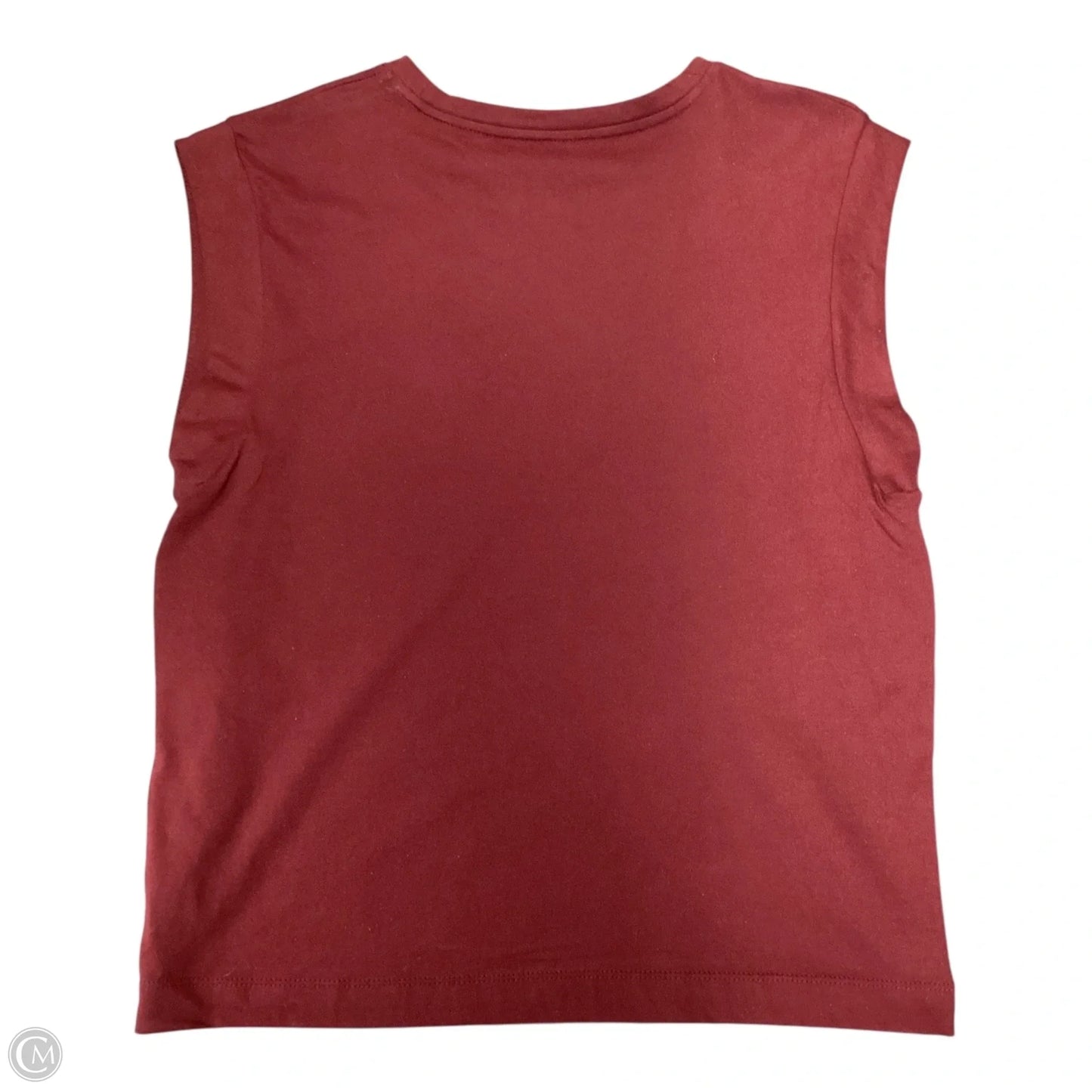 Top Short Sleeve Basic By A New Day In Red, Size: M