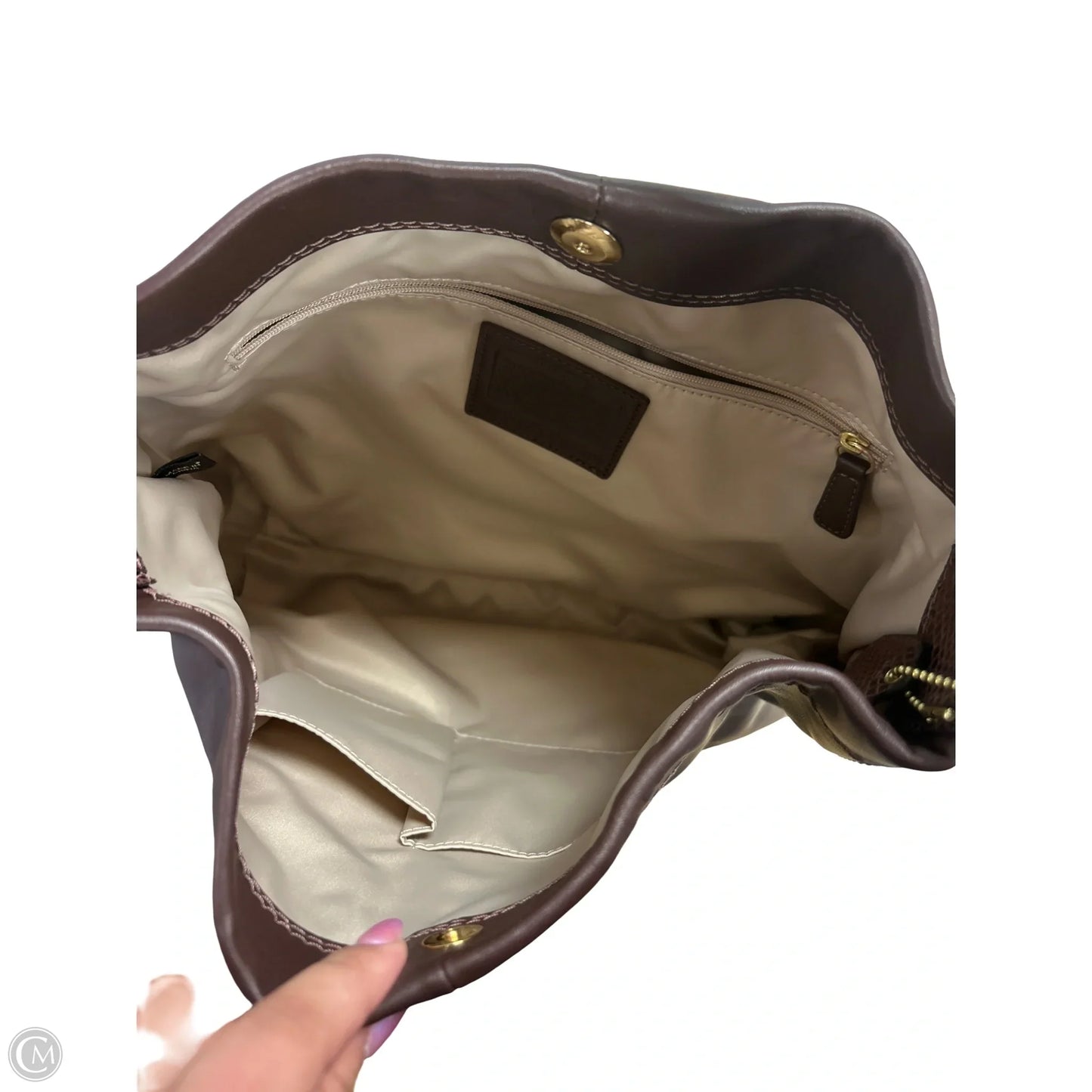 Handbag Designer By Coach, Size: Large