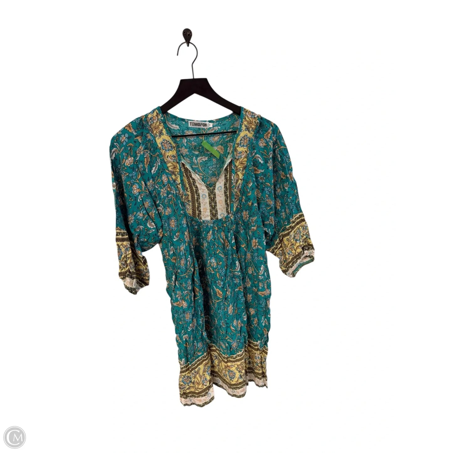 Dress Casual Short By Clothes Mentor In Teal, Size: S