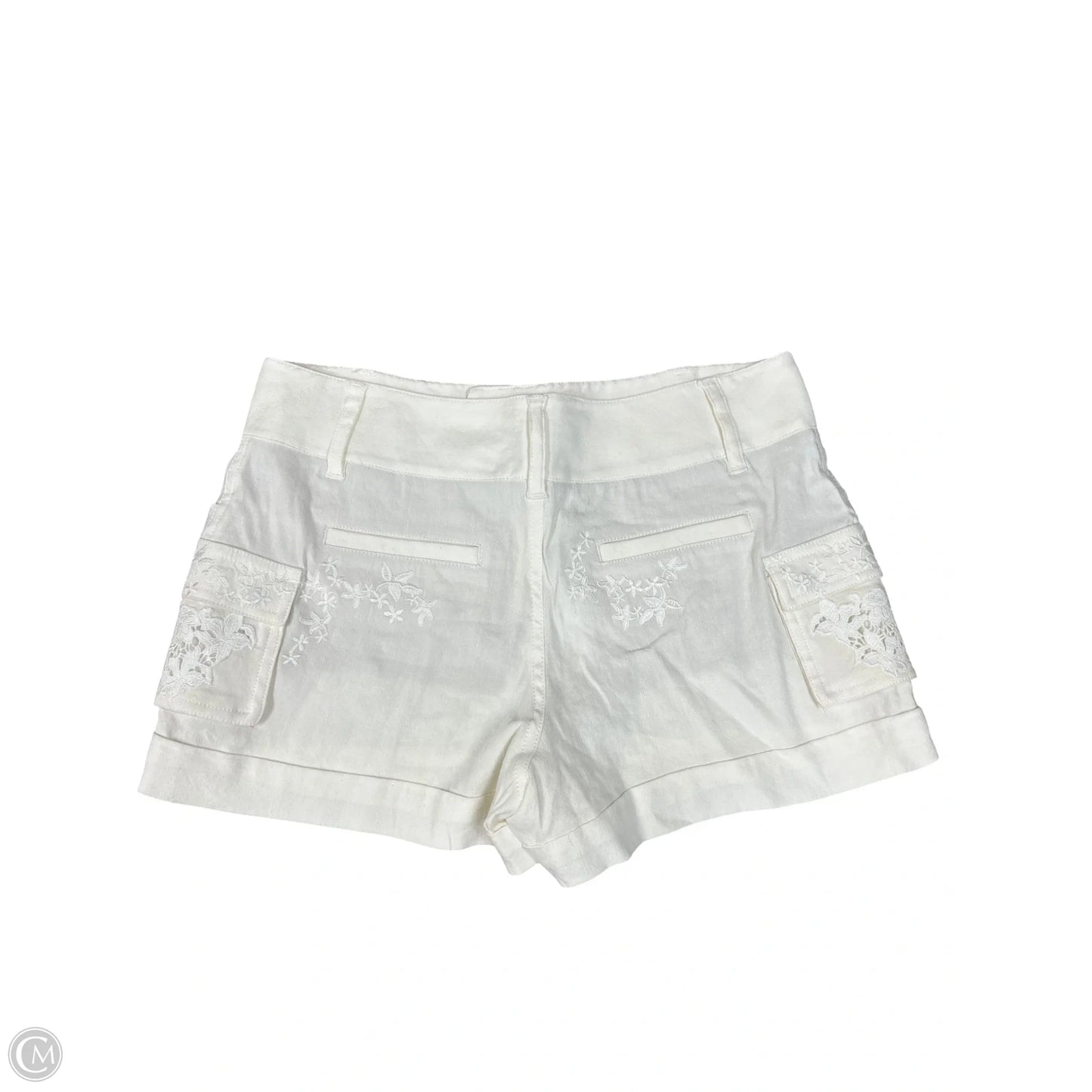 Shorts Designer By Alice + Olivia In Ivory, Size: 6
