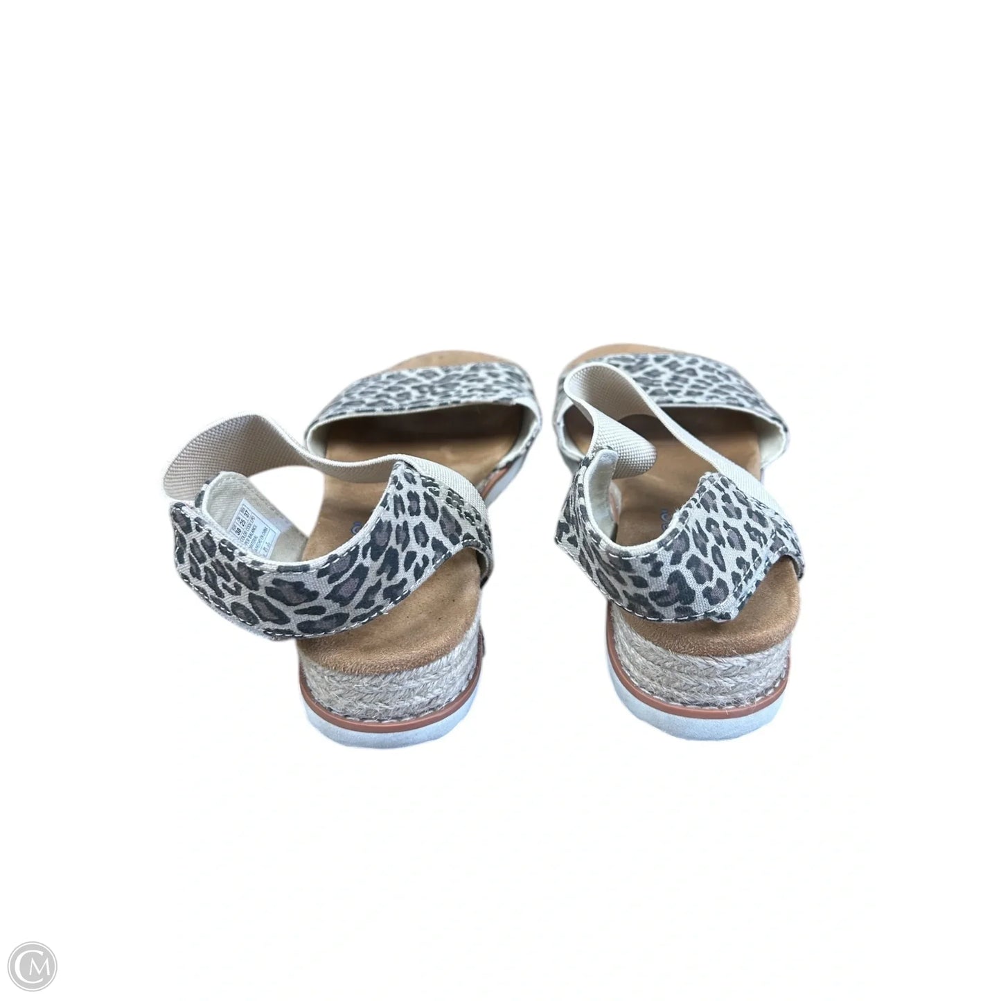 Sandals Flats By Bobs In Leopard Print, Size: 8