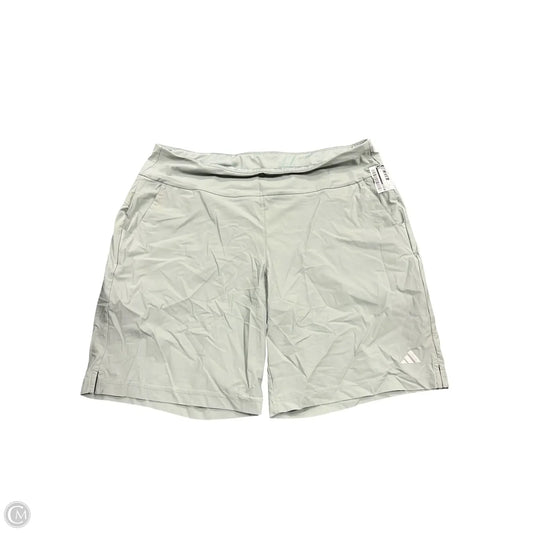 Athletic Shorts By Adidas In Green, Size: Xl